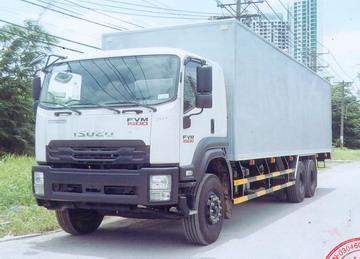 XE TẢI THÙNG KÍN 14.05 TẤN ISUZU FVM34WE4