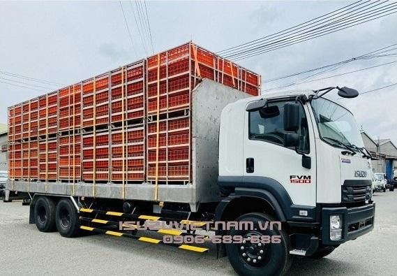 XE CHỞ GIA CẦM 10.5 TẤN ISUZU FVM34WE4