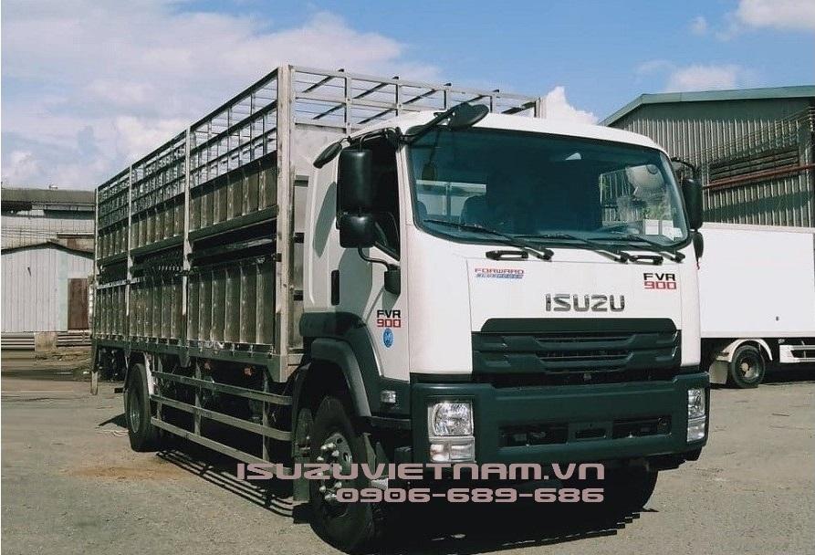 XE CHỞ GIA SÚC 6.35 TẤN ISUZU FVR34SE4