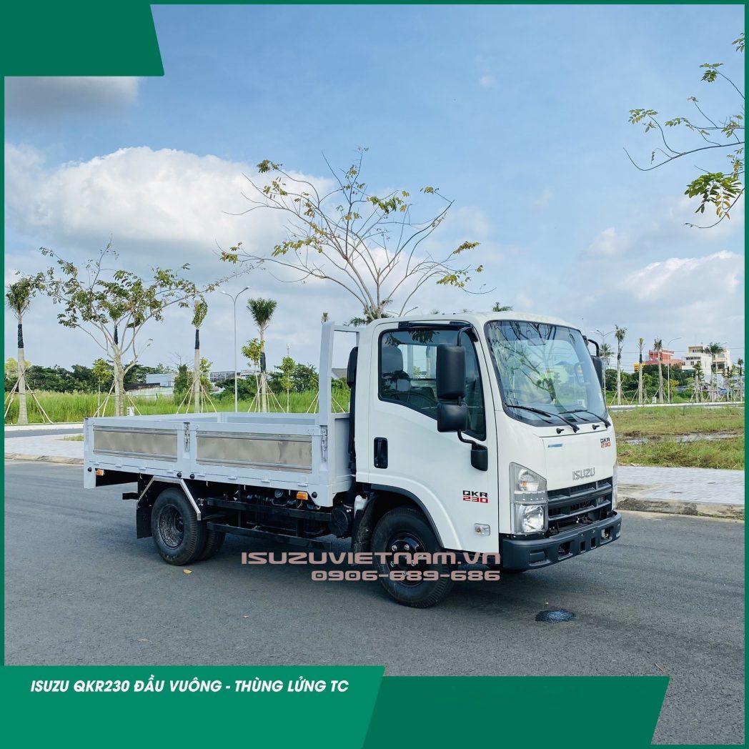 XE TẢI THÙNG LỬNG 2.28 TẤN ISUZU QLR77FE4 – ĐẦU VUÔNG