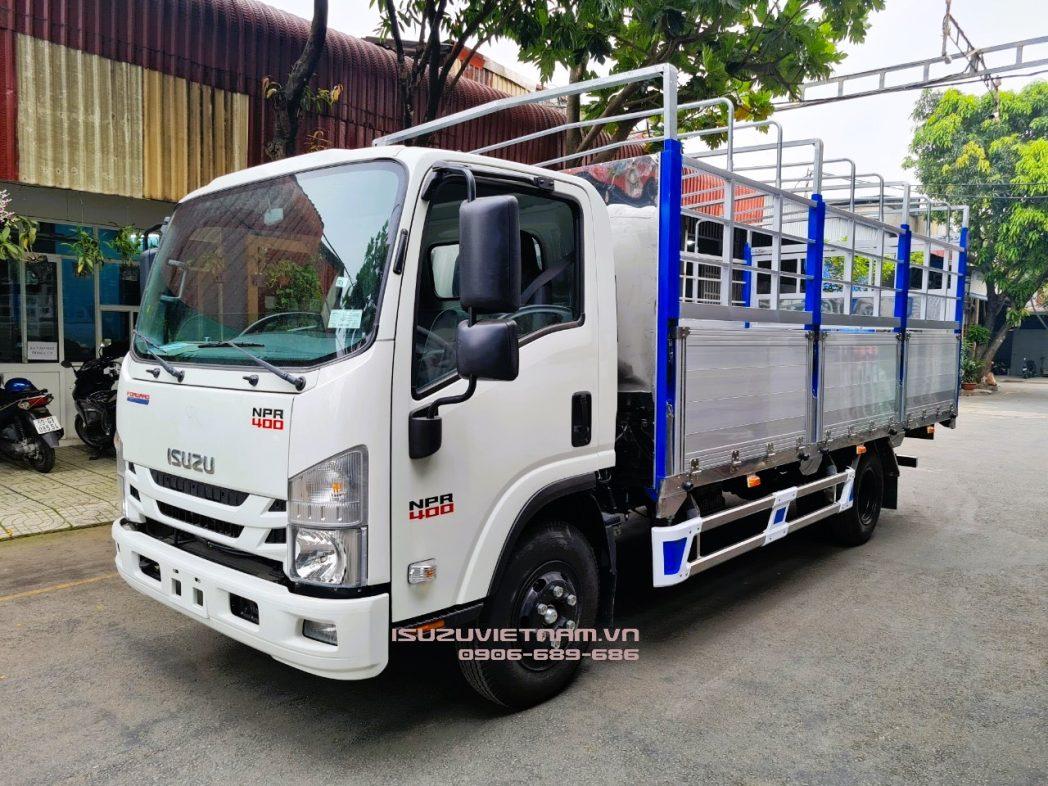 XE TẢI THÙNG MUI BẠT NHÔM 7 BỬNG 3.49 TẤN ISUZU NPR85KE4