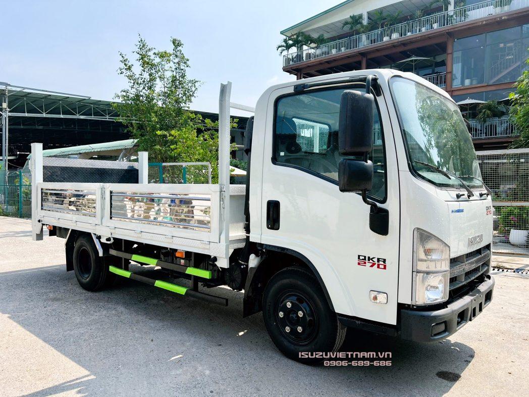 XE TẢI THÙNG LỬNG 5 BỬNG 2.4 TẤN ISUZU QMR77HE4 + BỬNG NÂNG