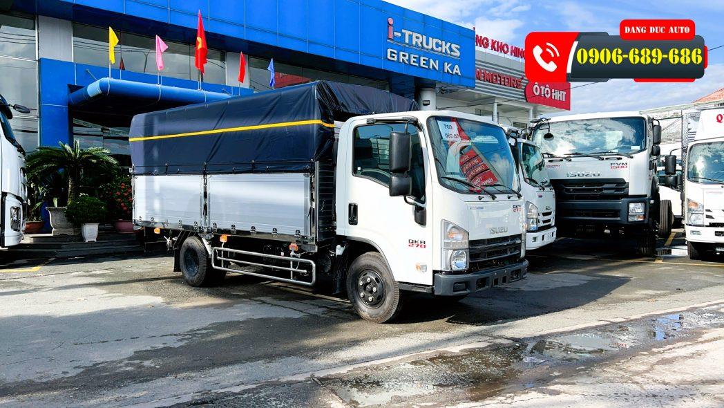 XE TẢI THÙNG MUI BẠT 2.79 TẤN ISUZU QMR77HE4