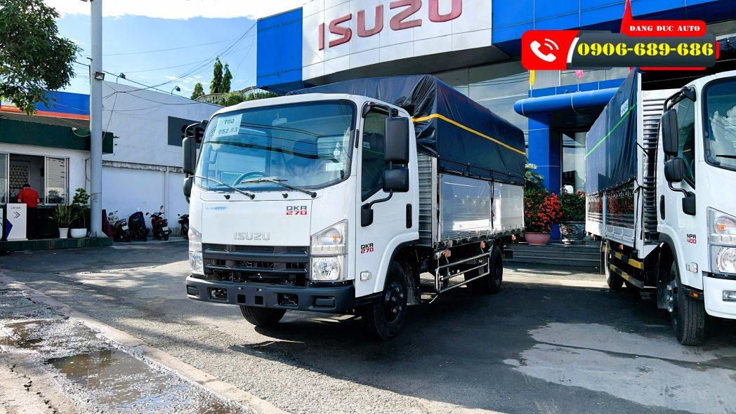 XE TẢI THÙNG MUI BẠT 2.49 TẤN ISUZU QMR77HE4