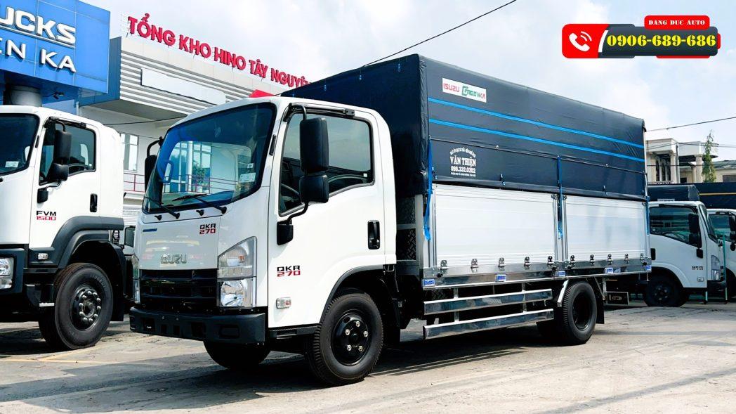 XE TẢI THÙNG MUI BẠT 2.79 TẤN ISUZU QMR77HE4